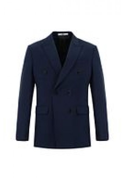 Slim Fit Dar kəsilmiş Qoşa düyməli Kostyum