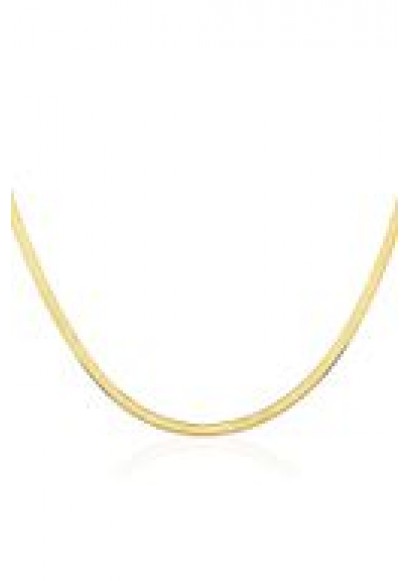 14 karat qızıl italyan əzilmiş zəncir 3.60 mm